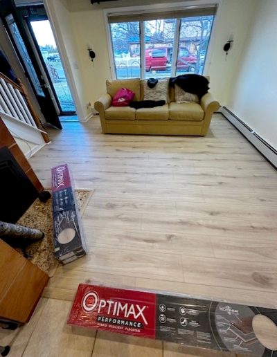 Spackle and paint contractors in Long Island at work