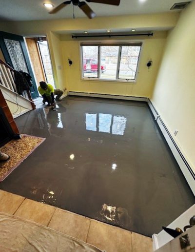 Wall spackling and interior painting in Long Island